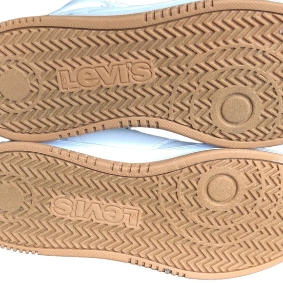 Levi’s White Drive Hi Unisex Hi-Top Sneaker Kids Size 3.5 - Picture 11 of 12